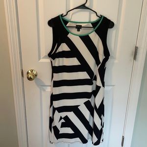 Worthington black and white dress